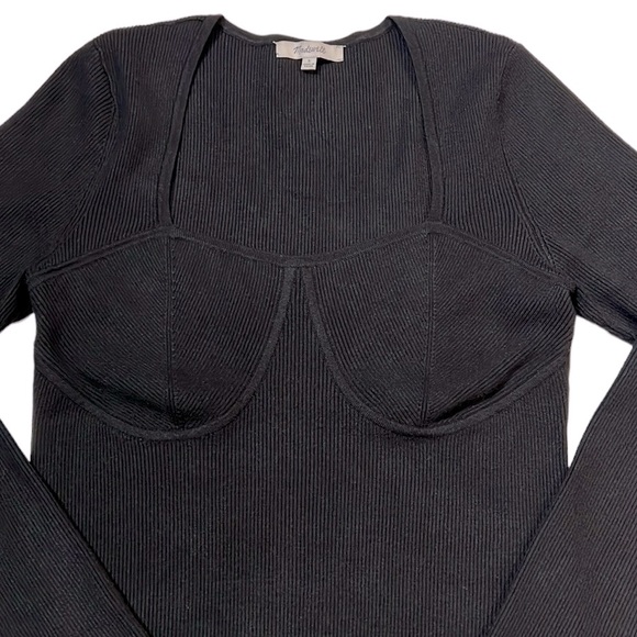 NWOT Madewell Wide Rib Sweater Top - Picture 8 of 14